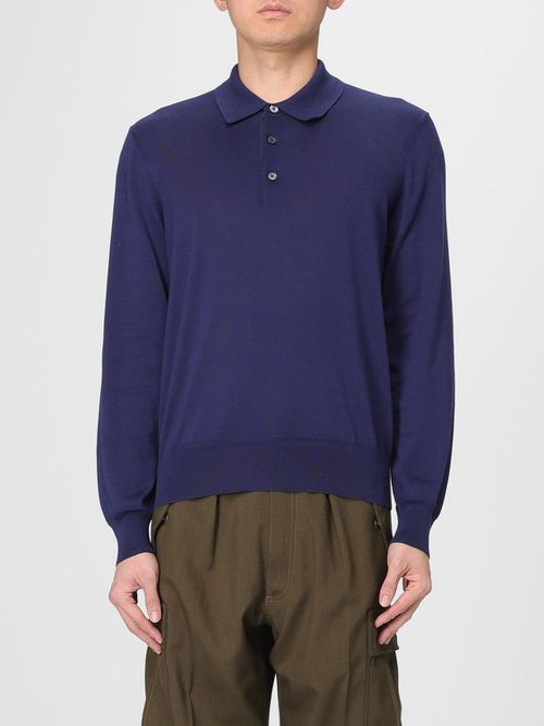 Polo Shirt Men color Blue