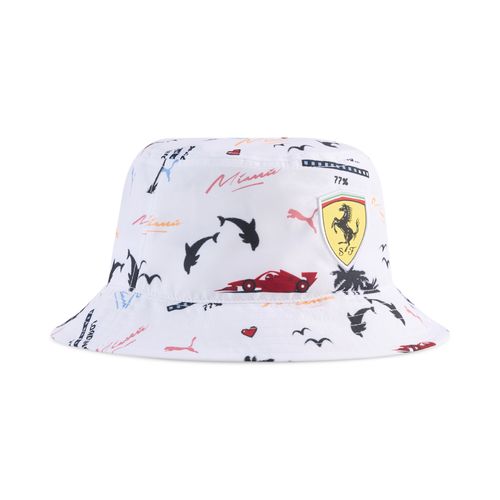 PUMA Scuderia Ferrari Bucket Hat in White