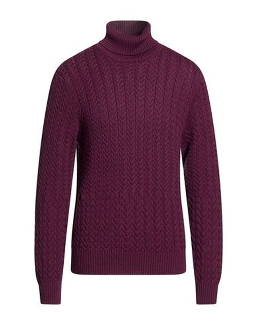 By Slowear Man Turtleneck Plum Size 46 Virgin Wool