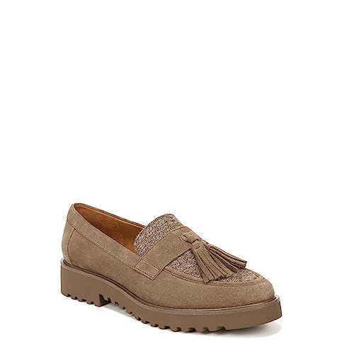 Franco Sarto Womens Carolynn Lug Sole Loafer with Tassel Detail