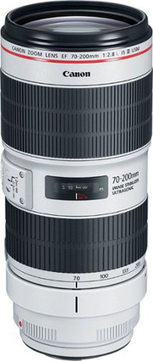 EF70-200mm F2.8L IS III USM Optical Telephoto Zoom Lens for EOS DSLR Cameras - White