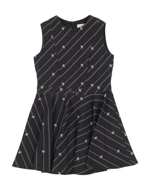 Elisabetta Franchi La Mia Bambina Kid Girl Kids' dress Black Size 10 Polyester, Elastane