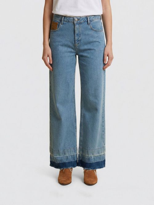 Pants Woman color Indigo