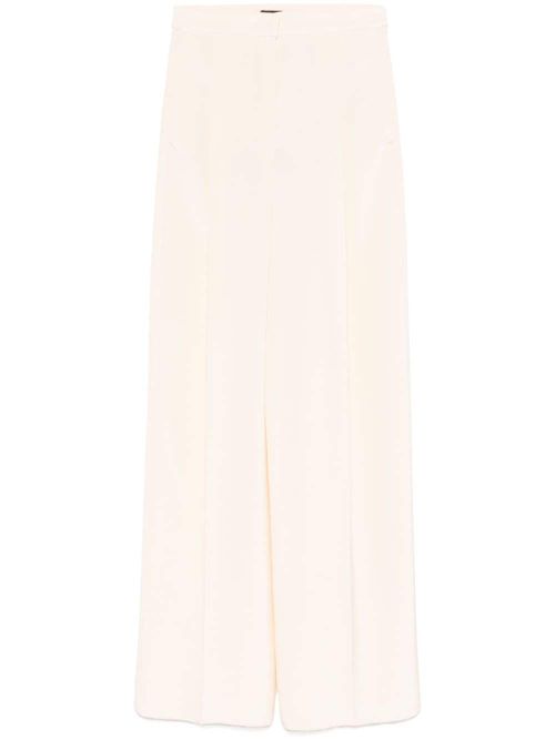 Crepe de chine trousers - Neutrals