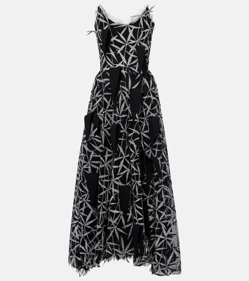 Axis embellished gown