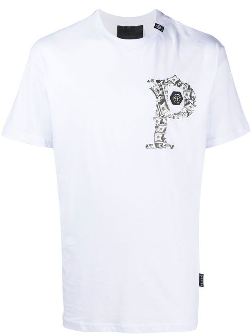 Logo print T-shirt - White