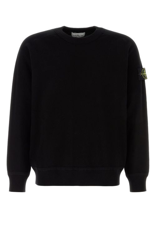 Black cotton sweater