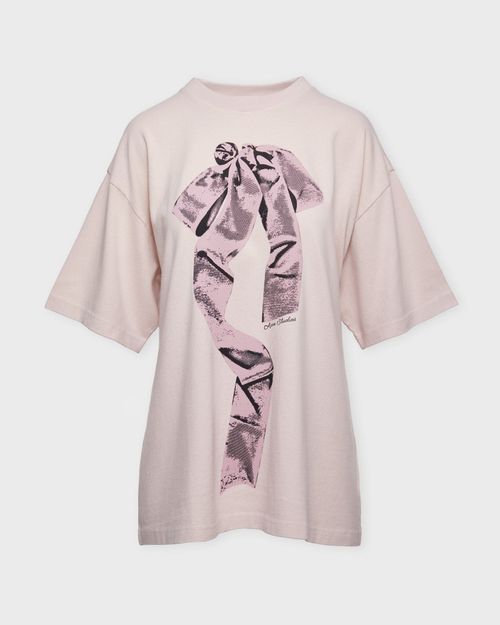 Acne Studios T-Shirt Bow Relaxed Pink