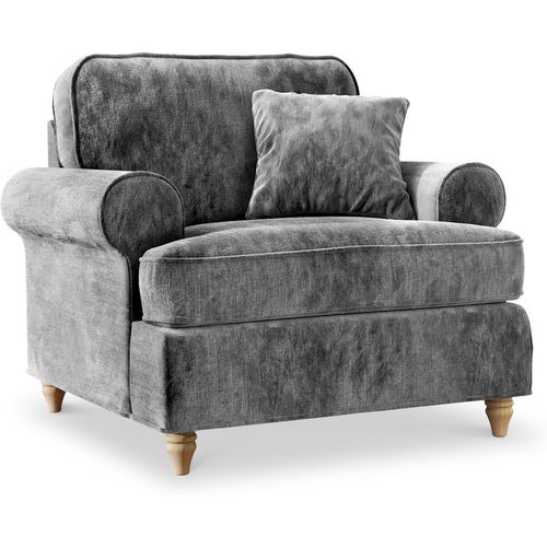 Alfie Armchair | 8 Chenille Colours | Express Delivery | Roseland
