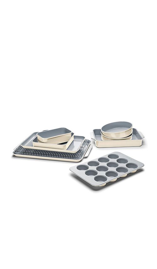 Caraway LOT DE MOULES À PÂTISSERIE NON-TOXIC CERAMIC NON-STICK MEGA BAKEWARE SET en Crea