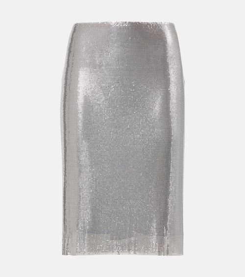 Chainmail pencil skirt