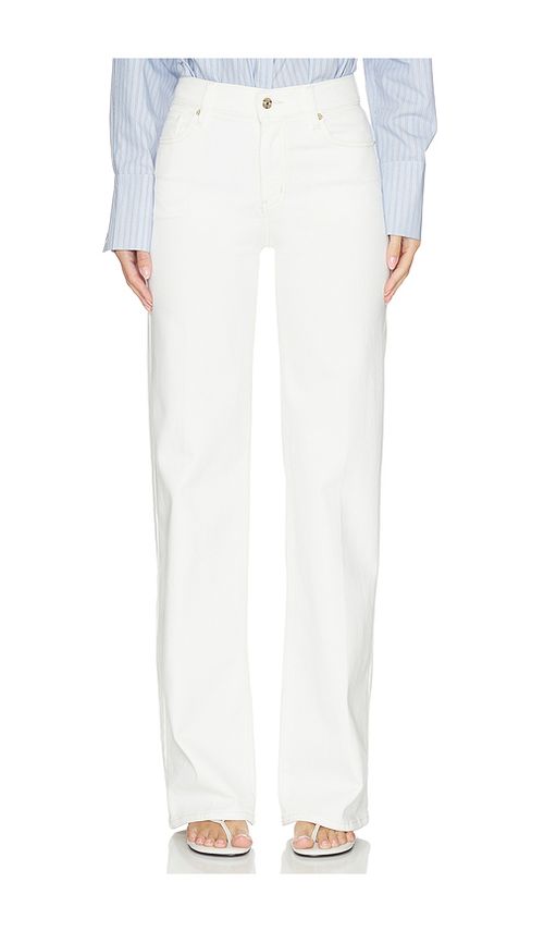 FRAME Le Slim Palazzo Long Jeans in Au Natural Clean. 23 also , 25, 26, 27, 29, 30, 31, 32