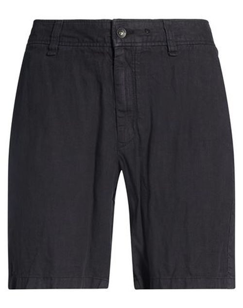 Man Shorts & Bermuda Shorts Black Size 32 Linen