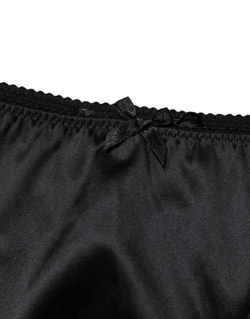 Silk Stretch Brief — Black