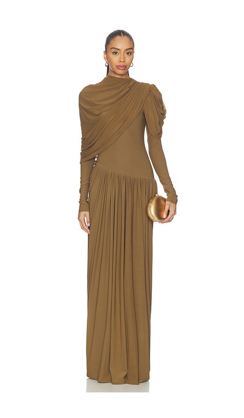 Deme by Gabriella Dress in Brown. L. Also in M, S