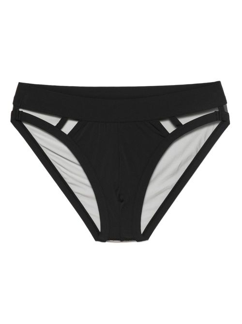 Sheer tulle briefs - Black