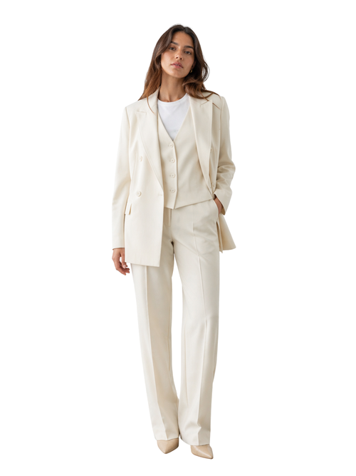 Virgin Wool Sheath Dress — White