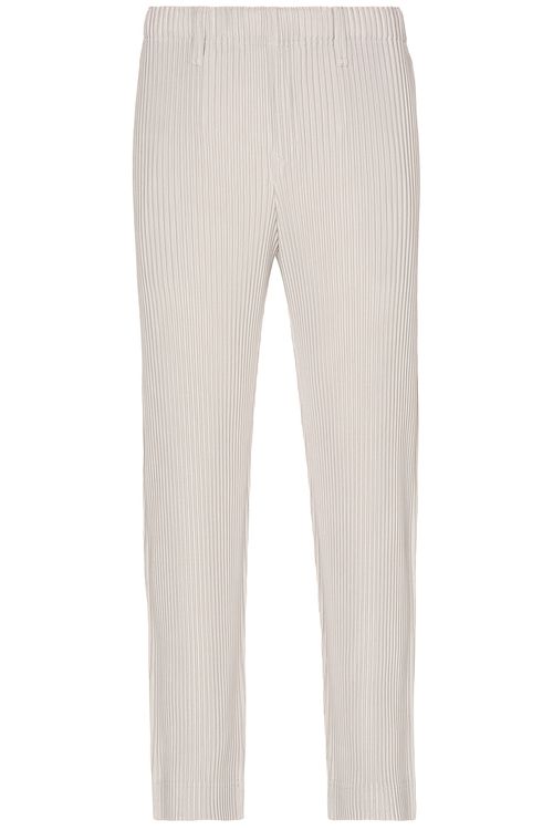 Homme Plisse Issey Miyake Straight Leg Pants in Light Grey - Grey.  3 also in