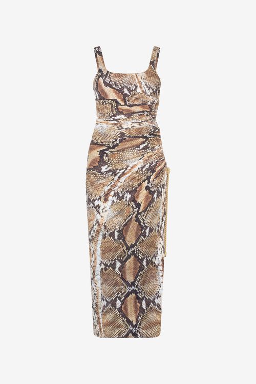 Python Print Midi Dress