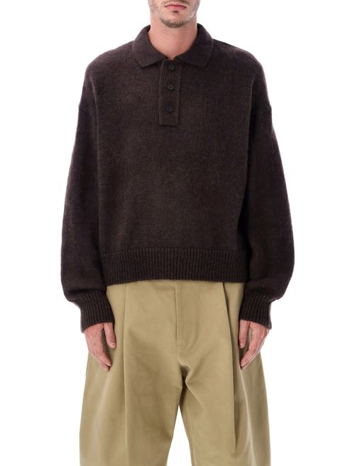 Dune Knit Polo Sweater - Size L