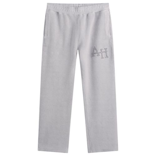 Men's Inside Out College Straight Joggers Washed Grey