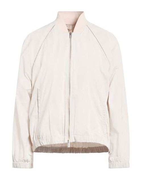 Woman Jacket Light grey Size 6 Polyester