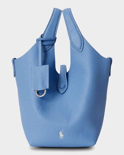 Polo Play Small Leather Tote Bag