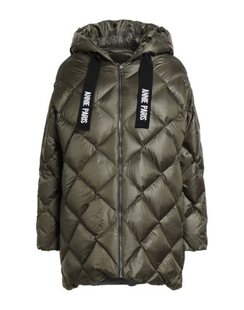 Woman Puffer Military green Size 10 Polyamide