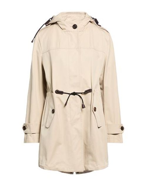 Woman Overcoat & Trench Coat Beige Size 4 Cotton