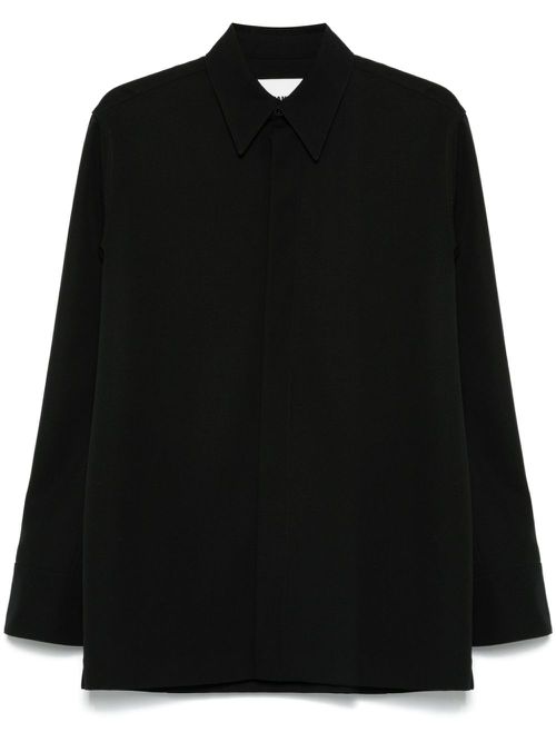 Wool shirt - Black