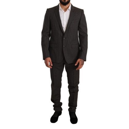 Virgin Wool Two-Piece Suit — Black