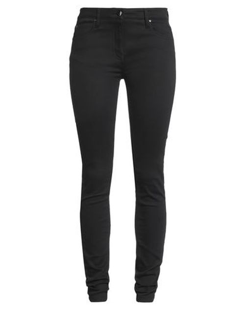 Woman Jeans Black Size 12 Cotton, Polyester, Elastane