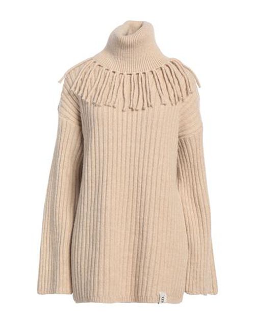 Woman Turtleneck Beige Size M Acrylic, Wool, Alpaca wool, Viscose, Polyester
