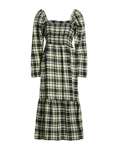 Woman Midi dress Pastel yellow Size 10/12 Organic cotton, Recycled polyester, Elastane
