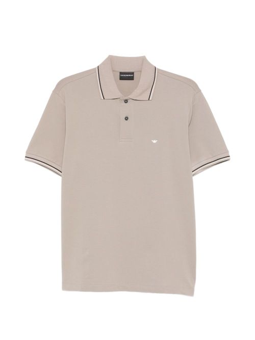 Logo cotton polo shirt
