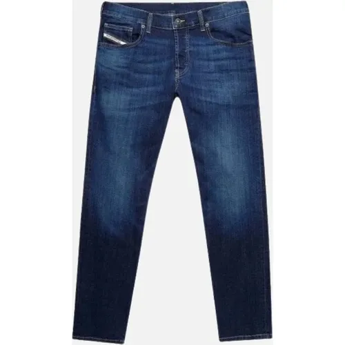 Men's Diesel D-Yennox Tapered Fit Dark Blue Jeans - Navy - Size: 28/32