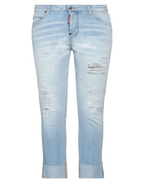 Woman Denim cropped Blue