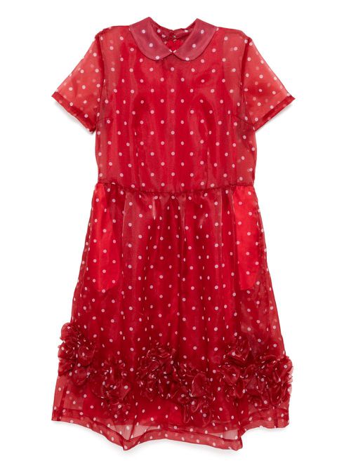 Polka-dot dress - Red
