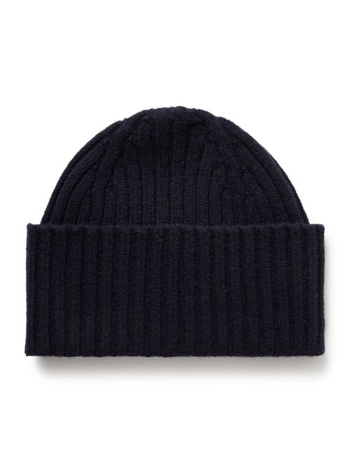 Ribbed Wool Beanie