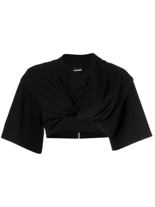 Le Bahia Court cotton T-shirt - Black