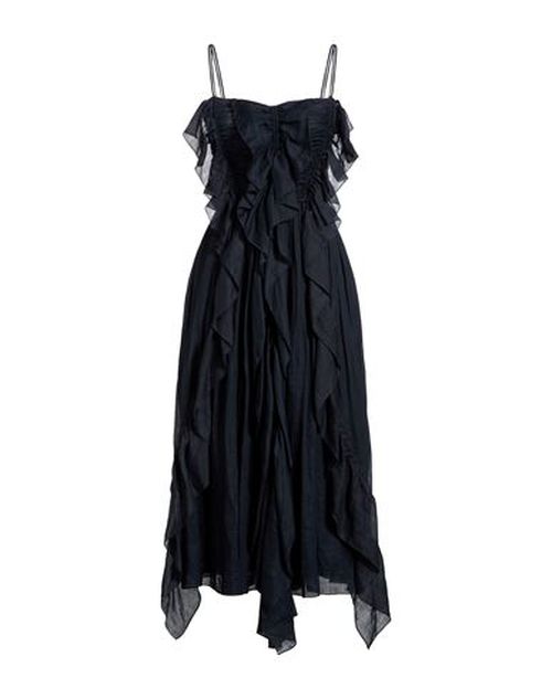 Chloé Woman Midi dress Midnight blue Size 6 Ramie