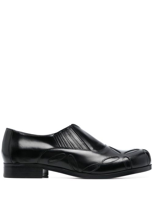 Slashes slip-on shoes - Black