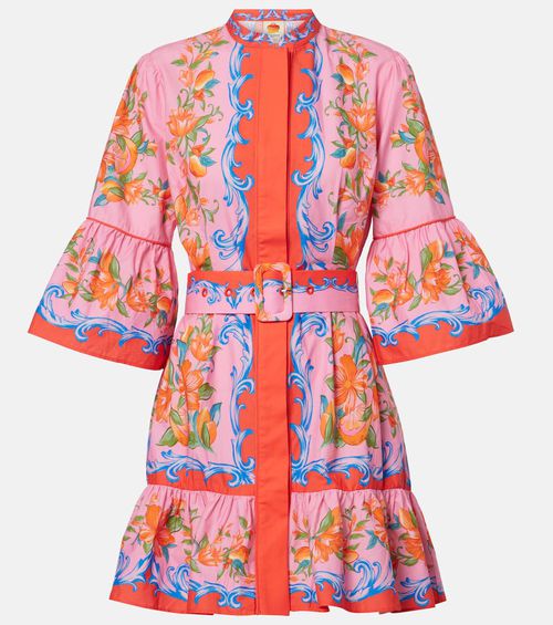 Farm Rio | Farm Rio Floral belted cotton minidress | Realry Farm Rio | Farm Rio Floral belted cotton minidress | Realry