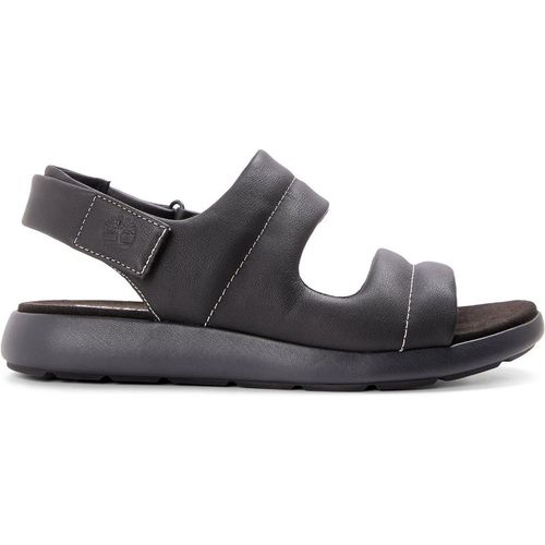 Timberland Womens Belmar Waves Backstrap Sandal Black in Blk Full Grain
