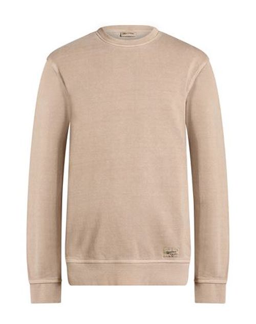 Man Sweatshirt Khaki Size XL Cotton, Polyester