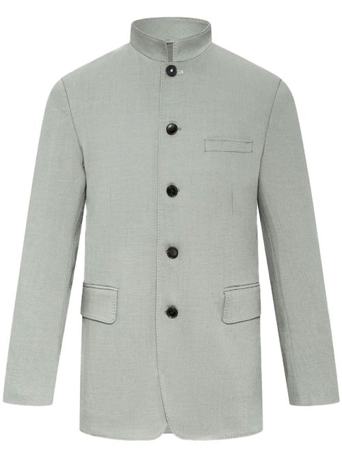 Button-down blazer - Grey