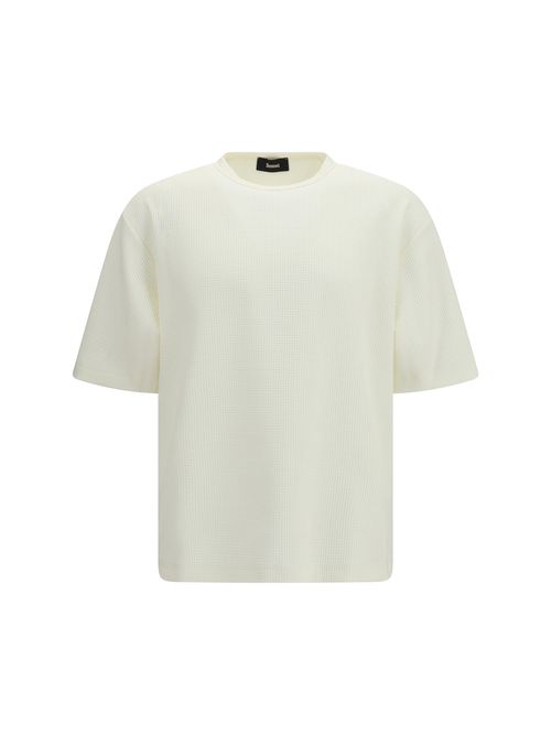 Textured Crewneck T-Shirt — White