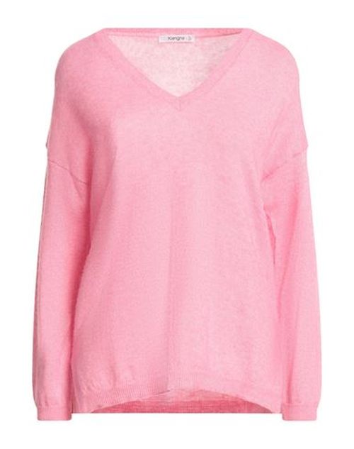 Woman Sweater Pink Size 6 Alpaca wool, Cotton