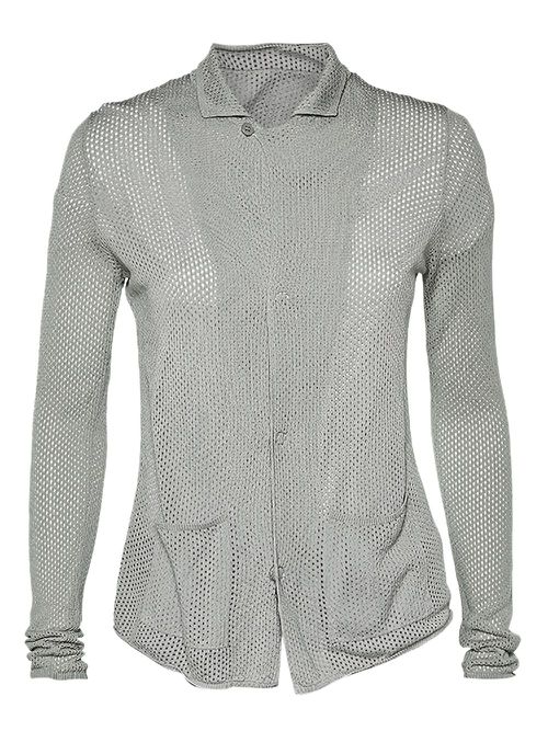 Mesh cardigan - Grey