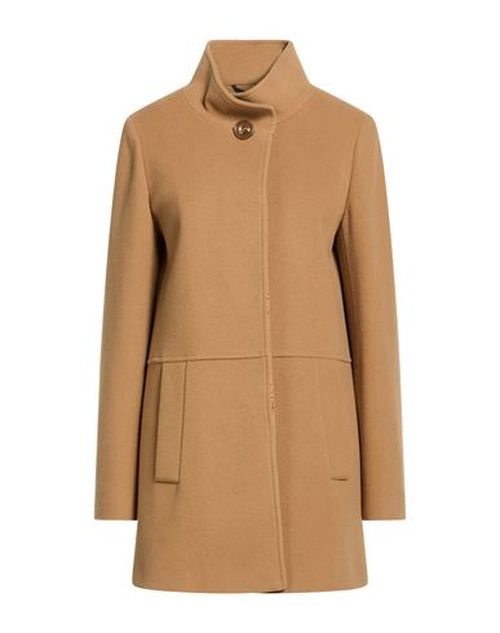 Icons Woman Coat Camel Size 10 Wool, Polyamide, Cashmere
